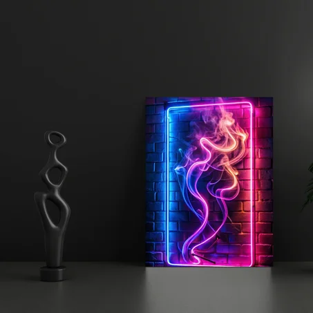 لوحة فنية عصرية - تصميم عصري نيون