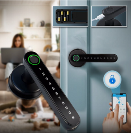 قفل الباب الذكي بتقنية البلوتوث
