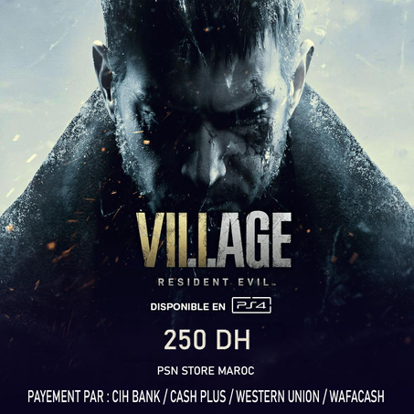 Resident Evil Village PS4 & PS5 (Compte Principal + Secondaire )