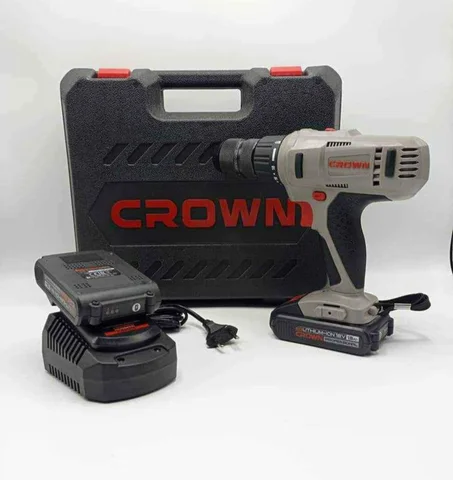 Perceuse Visseuse sans fil 1,5-13mm 18V 2 Batterie 1.5Ah CROWN