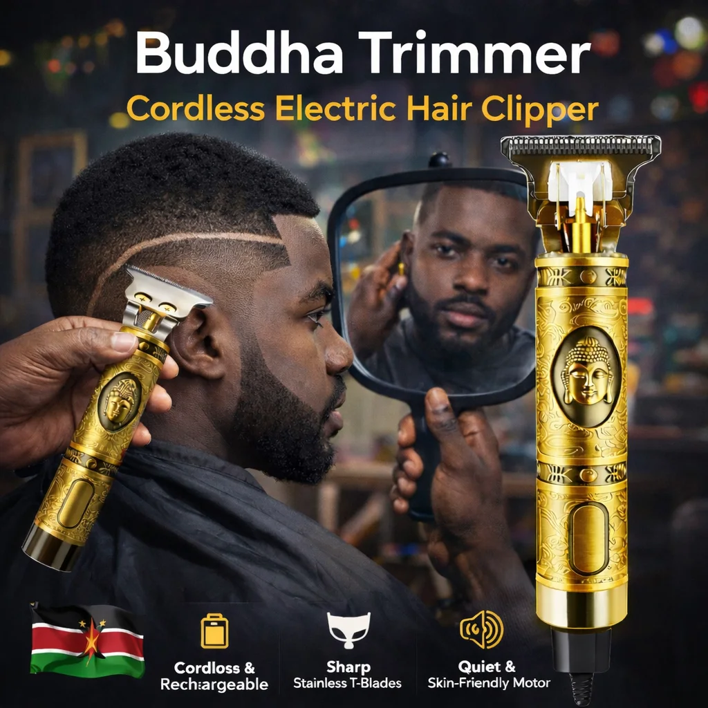 Buddha Trimmer Men Cordless Electric Hair Clipper