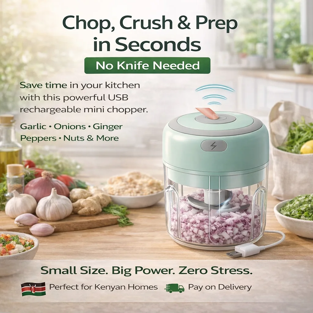 Mini electric chopper