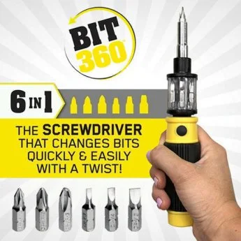 360° Flexible Screwdriver 6 in 1