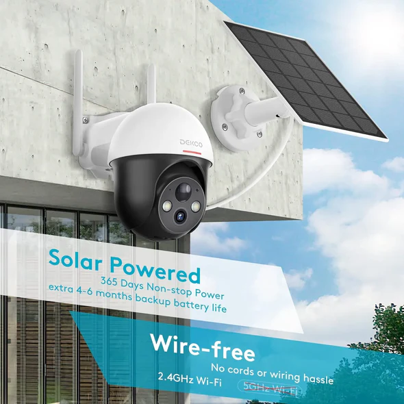 *4G* 360°Solar Security Camera Wireless Outdoor 2K
