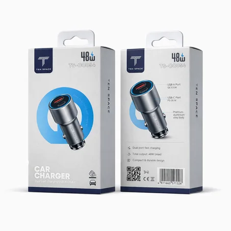 Car Charger Ten Space 48W (TS-CC054)