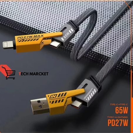 Fast Charging 4in1 cable 65W