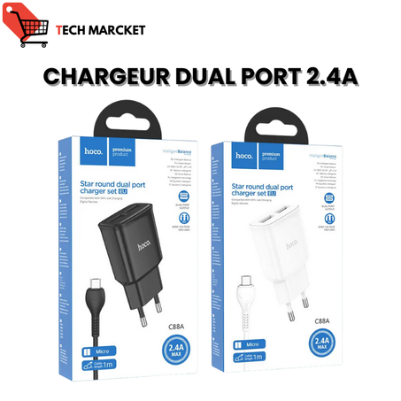 Chargeur Hoco 2.4A