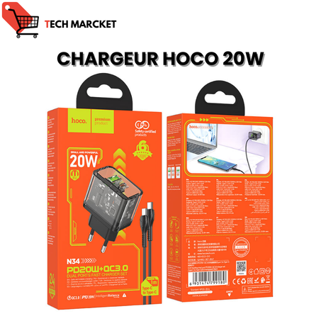 Chargeur Hoco 20W