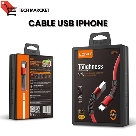 Cable Ldinio USB Iphone