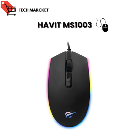SOURIS HAVIT MS1003 NOIR RGB