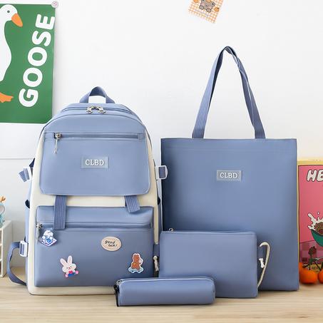 Ensemble de sacs d’école Kawai pour adolescents 4Pcs CLBD