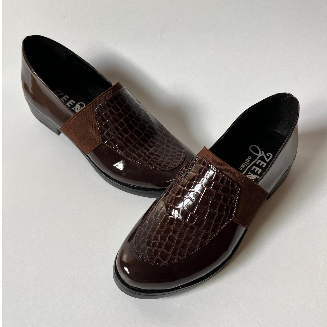 أحذية نسائيـــة جلدية فاخرة بتصميـــم أنيق ومــــريح