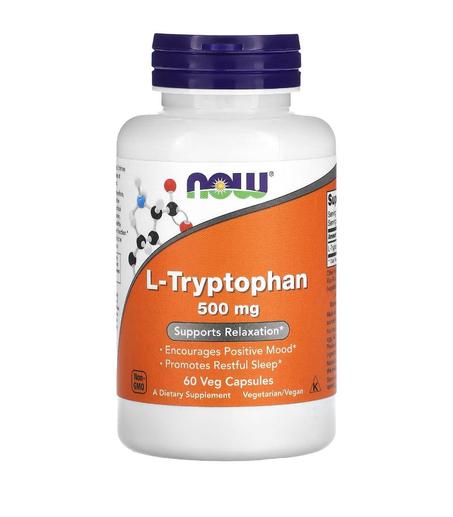 Tryptophan 500 mg من “NOW Foods”