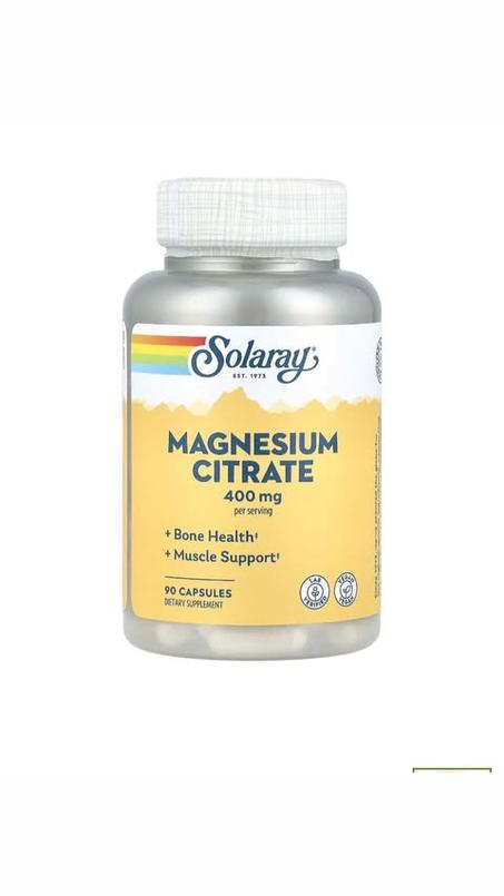 MAGNESIEUM CITRATE SOLARAY 400 mg