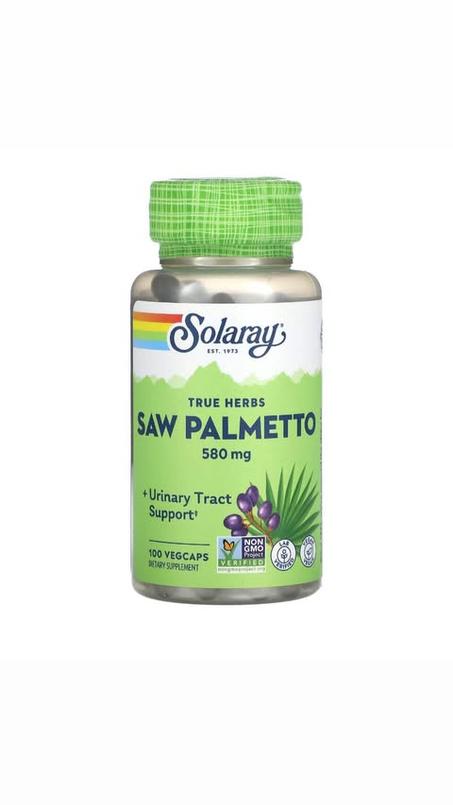 Solaray, saw palmeto, 580 mg, 100 caps