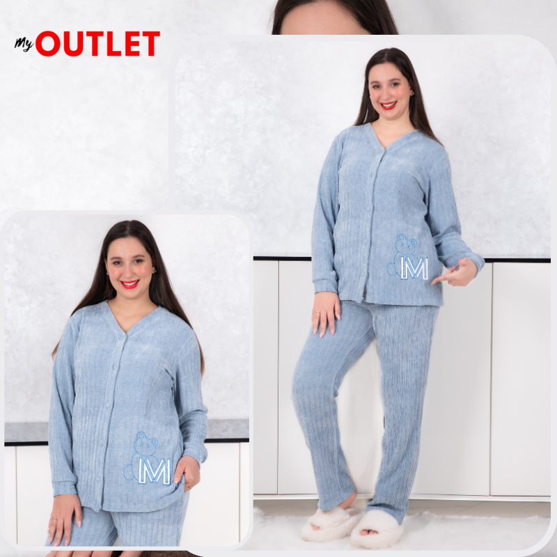 Pyjama avec bouton