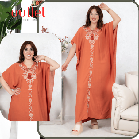 قندورة من الخيط مطرزة