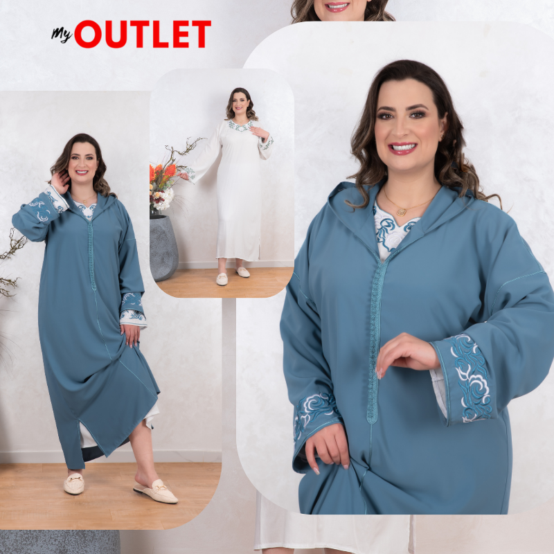 جلابة مغربية و قميص J-33 2PC