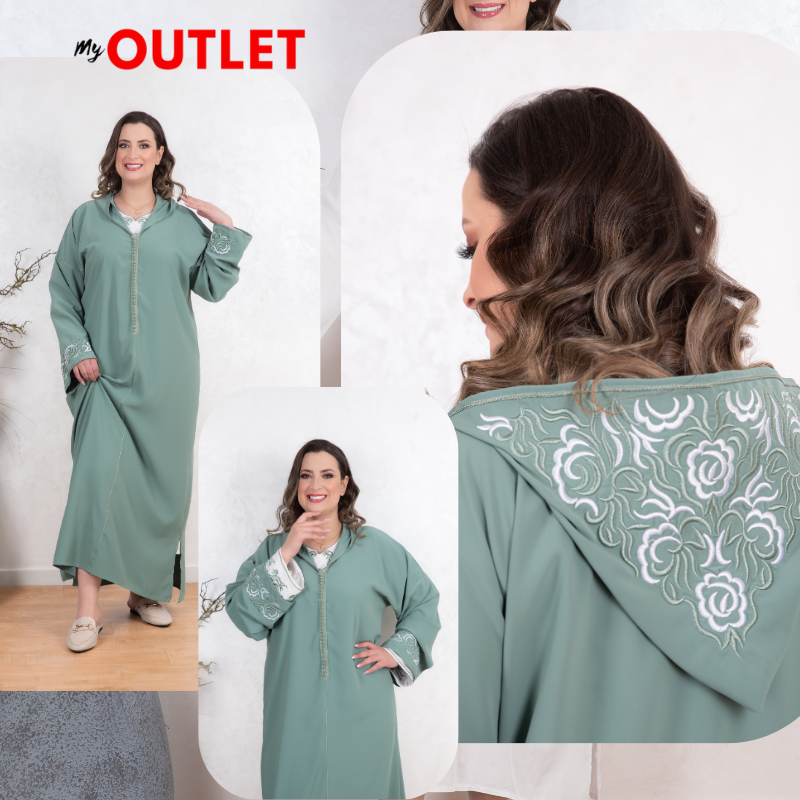 جلابة مغربية و قميص  J-33  2PC