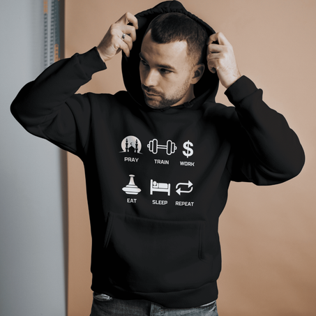 Pray Train Work Eat Sleep Repeat