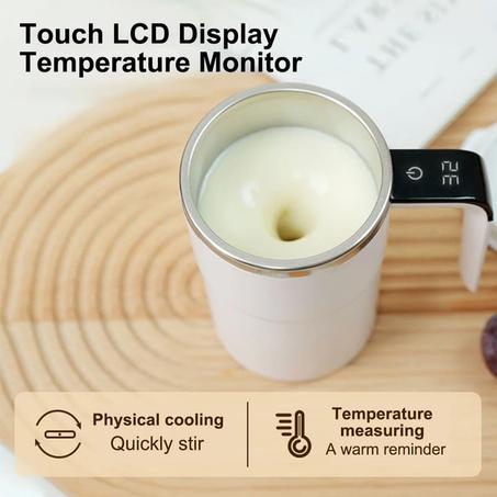 304 Stainless Steel Intelligent Temperature Measuring & Magnetic Automatic Stirring Cup