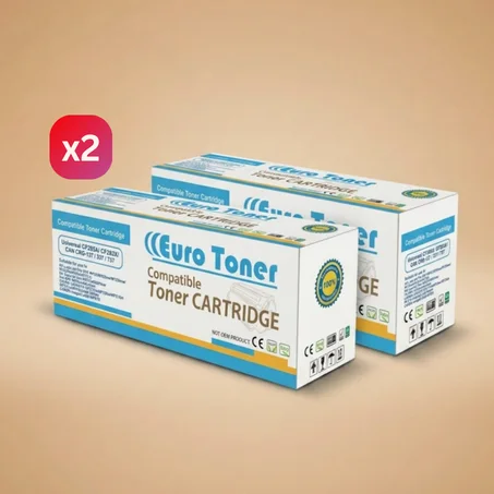 Pack de 2 Toners Euro Toner (W1510 - 151A)
