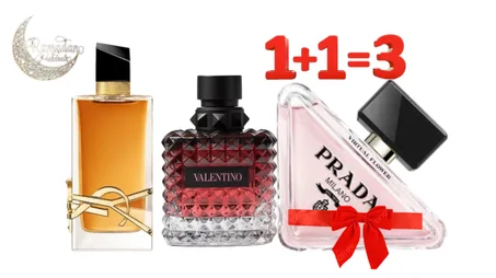 Pack Valentino Born in Roma Intense +YSL Libre Eau de Parfum Intense et  Prada Paradoxe Virtual Flower OFFERT