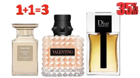 Pack de Tom Ford Vanilla Sex + Valentino Born in Roma Coral Fantasy  et Dior Homme offert