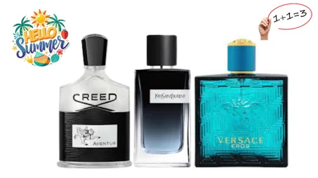 Pack Exclusive D'été : Creed Aventus , Ysl Eau de Parfum et Versace Eros Gratuite