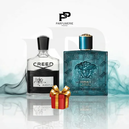 Pack Promotionnelle : Creed Aventus 120ml  + Versace Eros Parfum 100ml + Parfum surprise 100ml