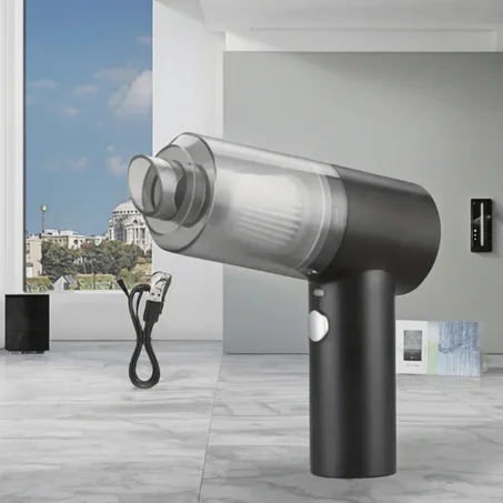 مكنسة قوية لاسلكية للسيارة والبيت مع خاصية جاف/رطب