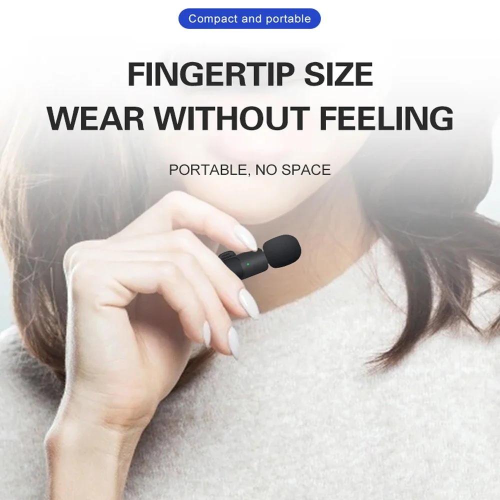 Microphone Sans Fil K9 type C et type iPhone ( 1 micro )