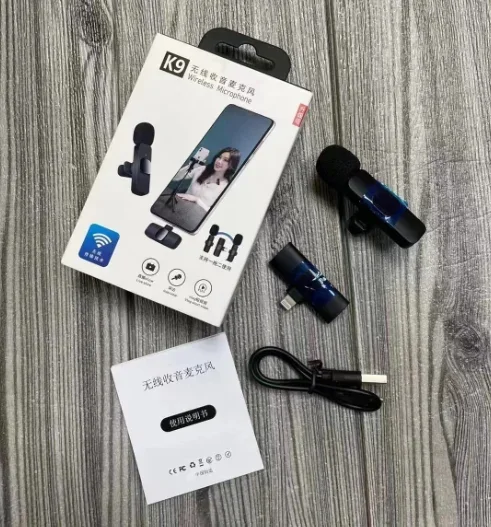 Microphone Sans Fil K9 type C et type iPhone ( 1 micro )