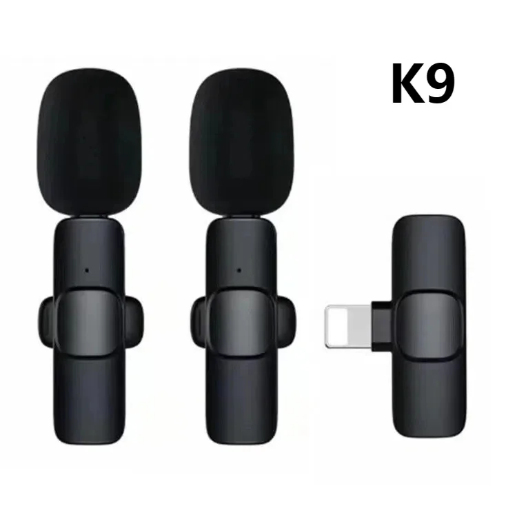 Microphone Sans Fil K9 type C et type iPhone (2 micro )