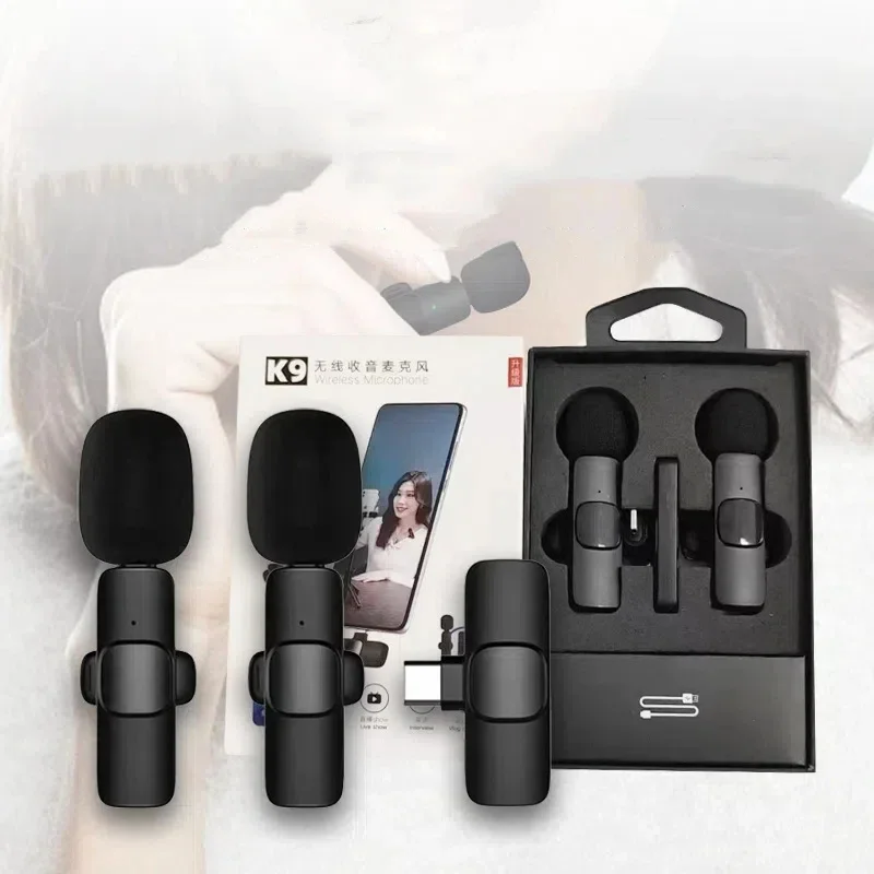 Microphone Sans Fil K9 type C et type iPhone (2 micro )