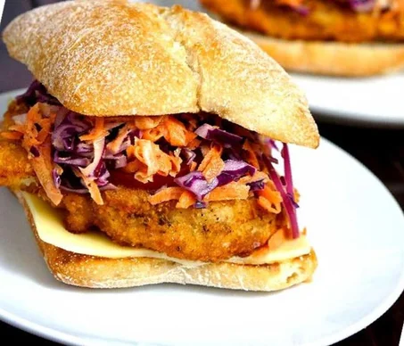 Ciabatta crispy chicken