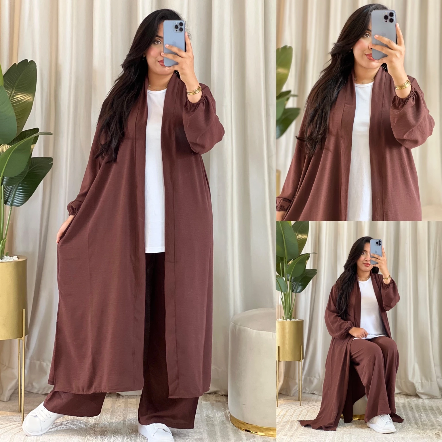 طقم نسائي أنيق من 3 قطع