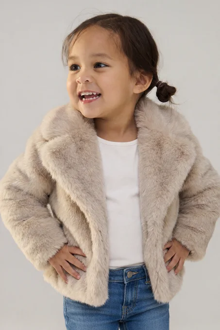 VESTE EN FOURRURE POUR ENFANT
