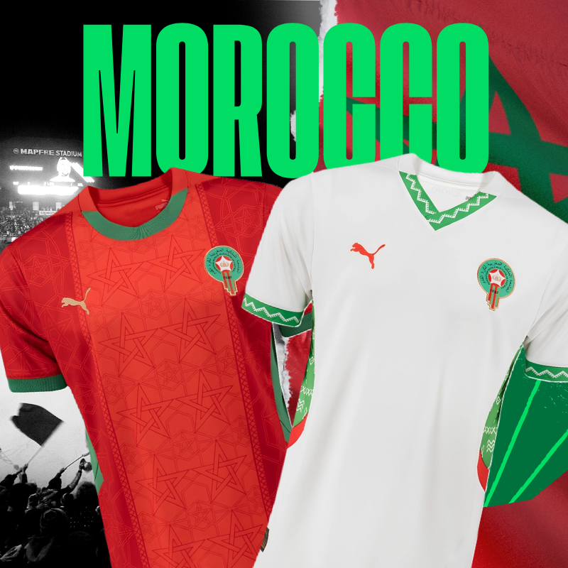 شجّع المنتخب المغربي بأسلوبك الخاص! أضف اسمك ورقم لاعبك المفضل على الزي الرسمي وكن جزءًا من روح المنتخب! 🇲🇦🔥
