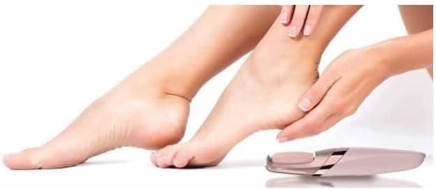 FLAWLESS broyeur de pieds électrique automatique callosités des pieds frottant pédicure dissolvant de callosités de peau morte pour Machine de beauté des pieds