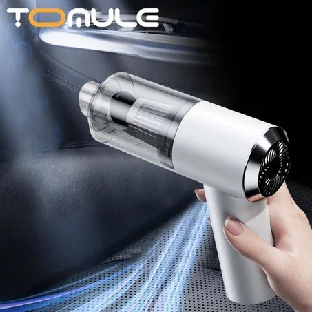 Aspirateur portable sans fil rechargeable, lumière LED pour maison et voiture