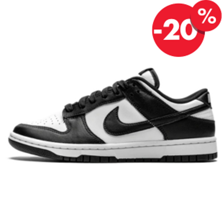 "Nike Dunk Low Black and White"