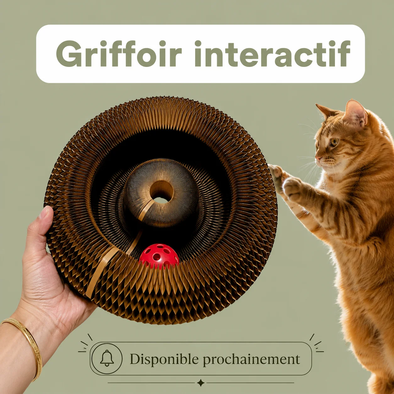 Griffoir interactif pour chats