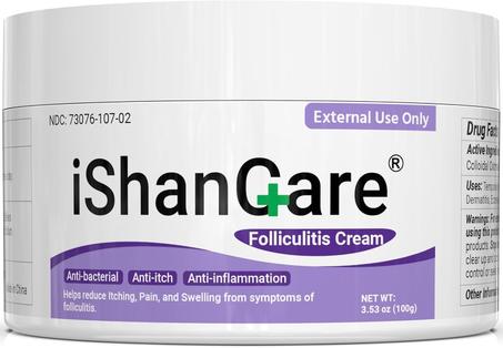 ishancare Tratamiento de foliculitis, crema de foliculitis altamente efectiva, foliculitis natural para picazón, enrojecimiento, inflamación, dolor, ardor,