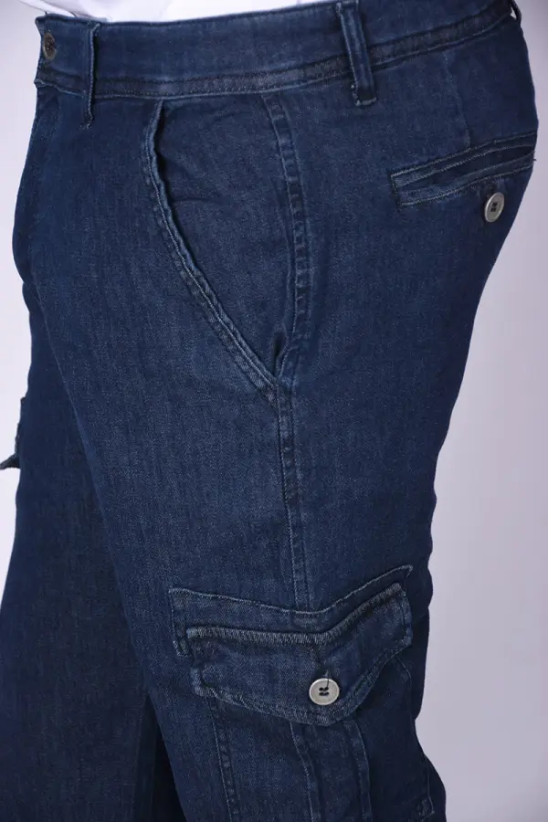 Pantacourt Massimo En Jeans Léger Ref-PA63280 ( Bleu Nuit )