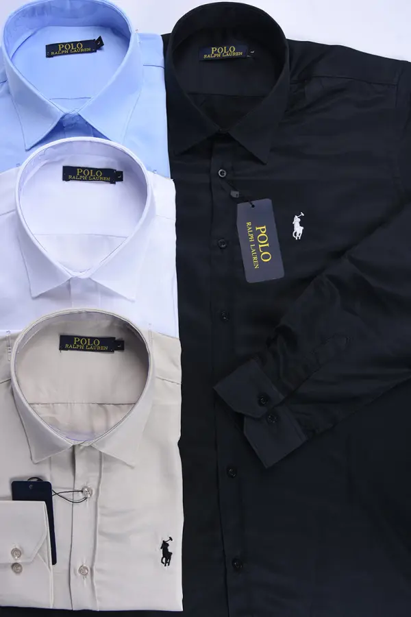 Chemise Ralph En pur Coton Ref-RS8701 ( Bleu ciel )