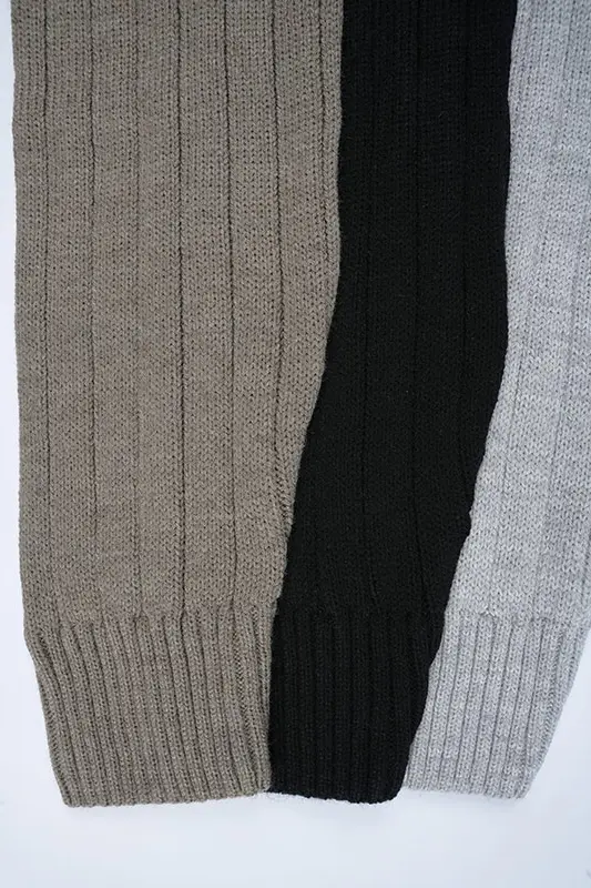 Pack 3 Pulls Ralph col rond en coton 100%  Ref-RD91L03 ( Gris + Noir + Beige Foncé )