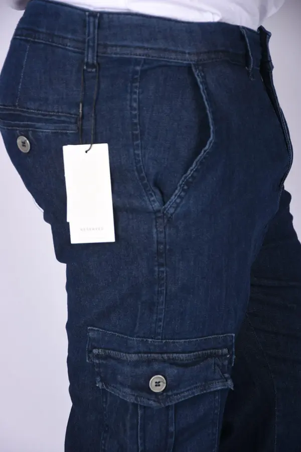 Pantacourt Massimo En Jeans Léger Ref-PA63280 ( Bleu Nuit )