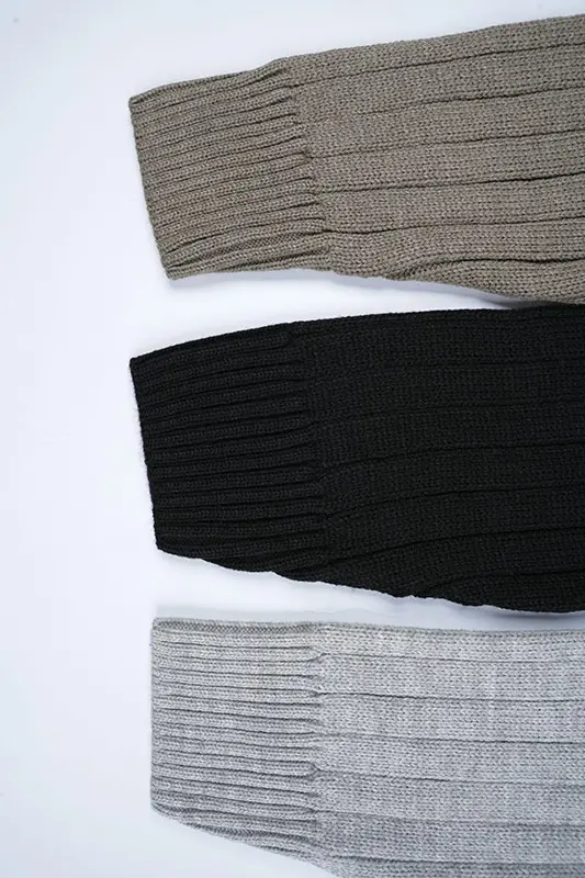 Pack 3 Pulls Ralph col rond en coton 100%  Ref-RD91L03 ( Gris + Noir + Beige Foncé )