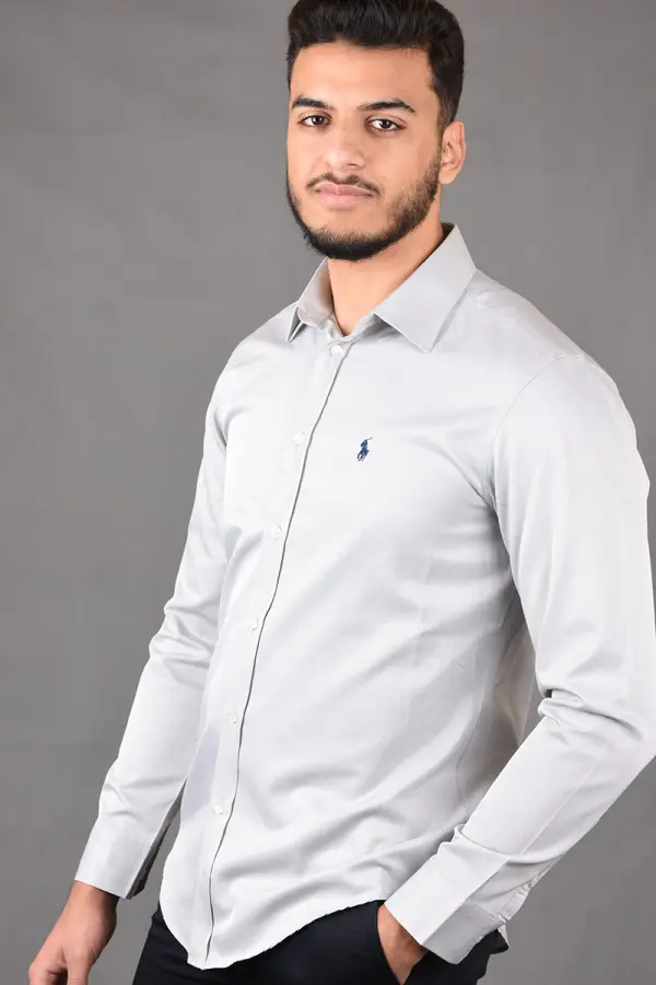 Pack de 4 Chemises Ralph En pur Coton Ref-Pck122330 ( Noir + Blanche + Beige + Bleu ciel )